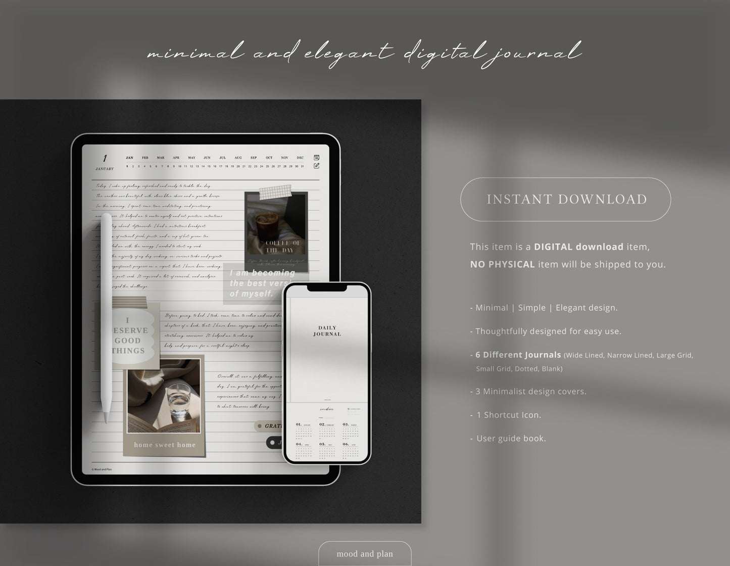 Digital Daily Journal | OFF WHITE