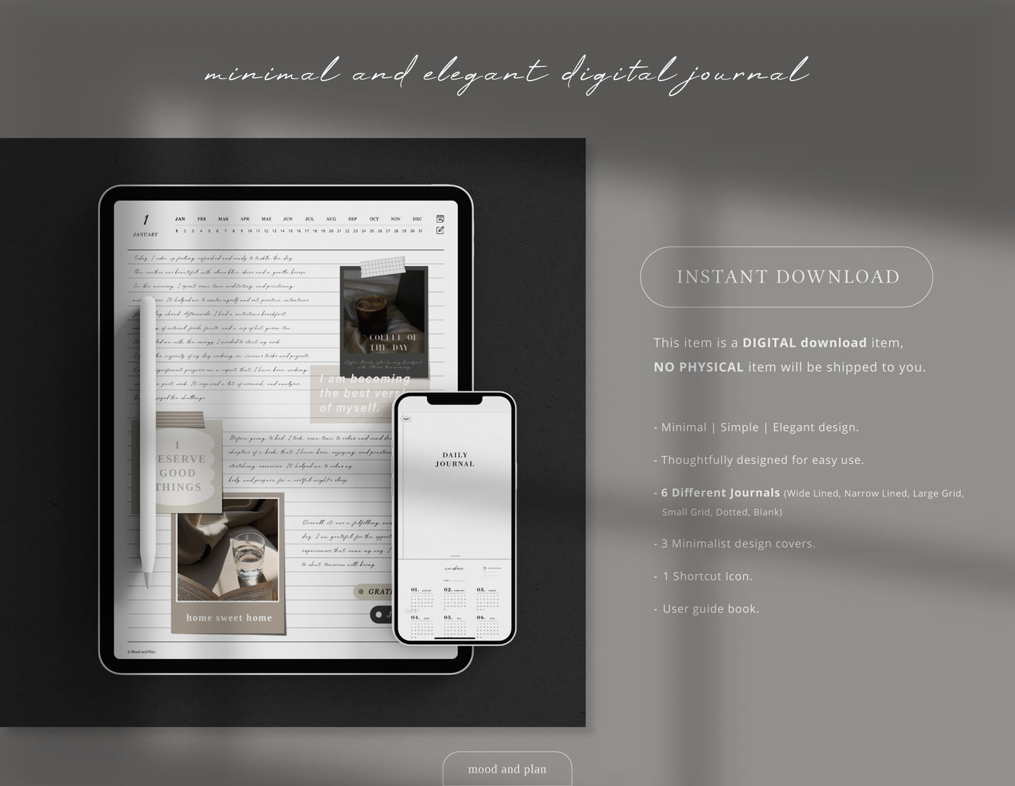 Digital Daily Journal | WHITE