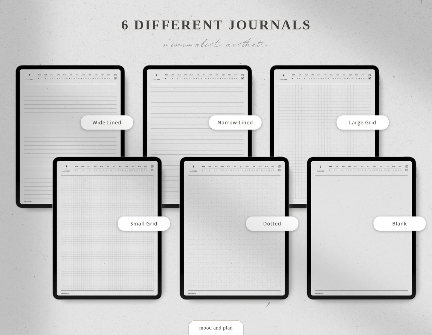 Digital Daily Journal | PAPER GRAY