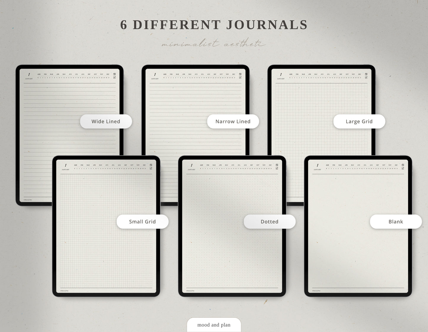 Digital Daily Journal | PAPER BEIGE