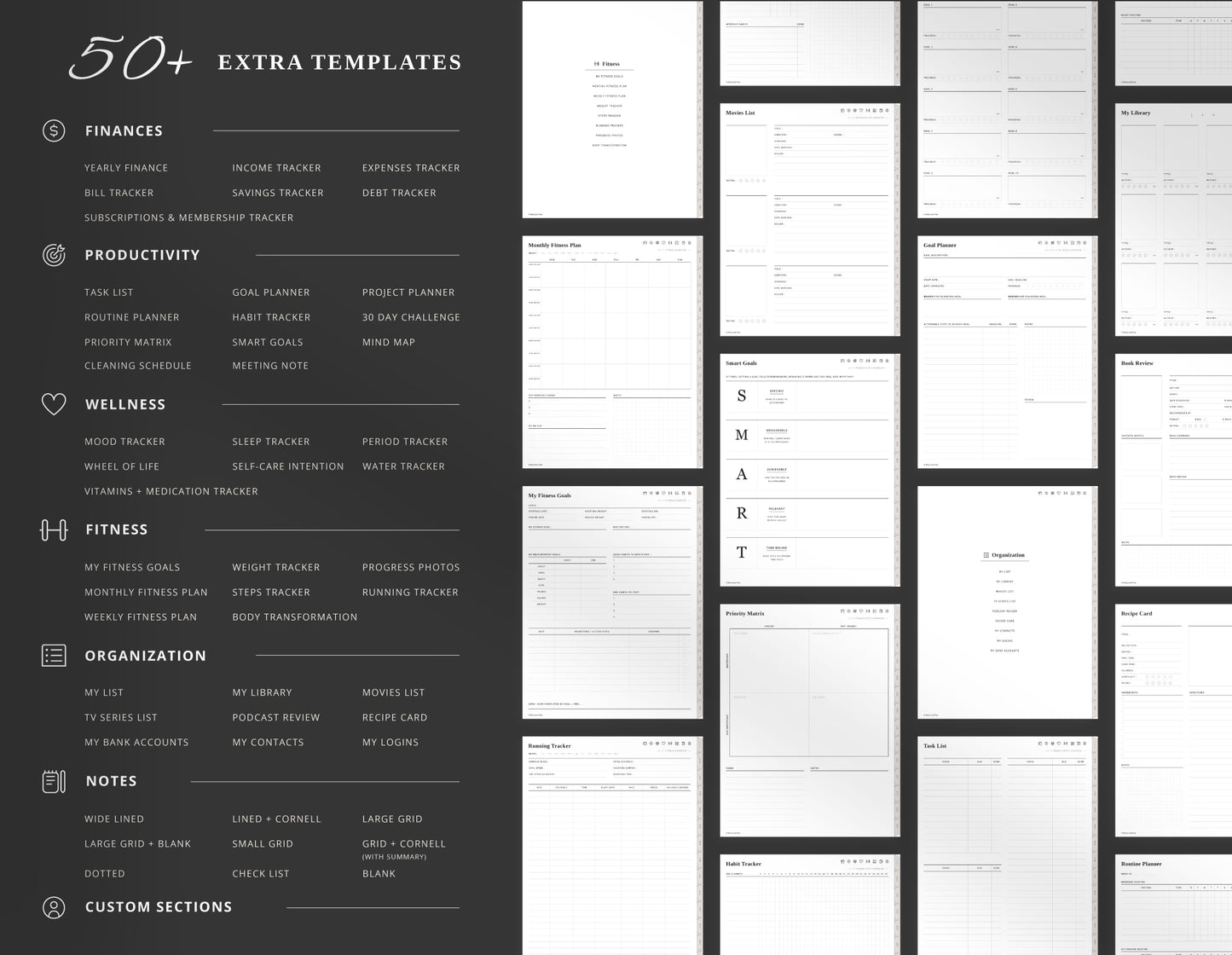 2025 2026 Portrait Digital Planner | Beige