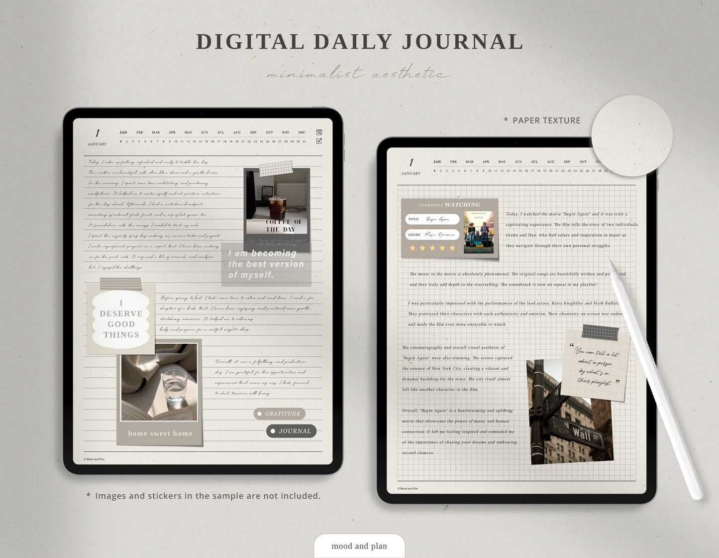 Digital Daily Journal | PAPER BEIGE