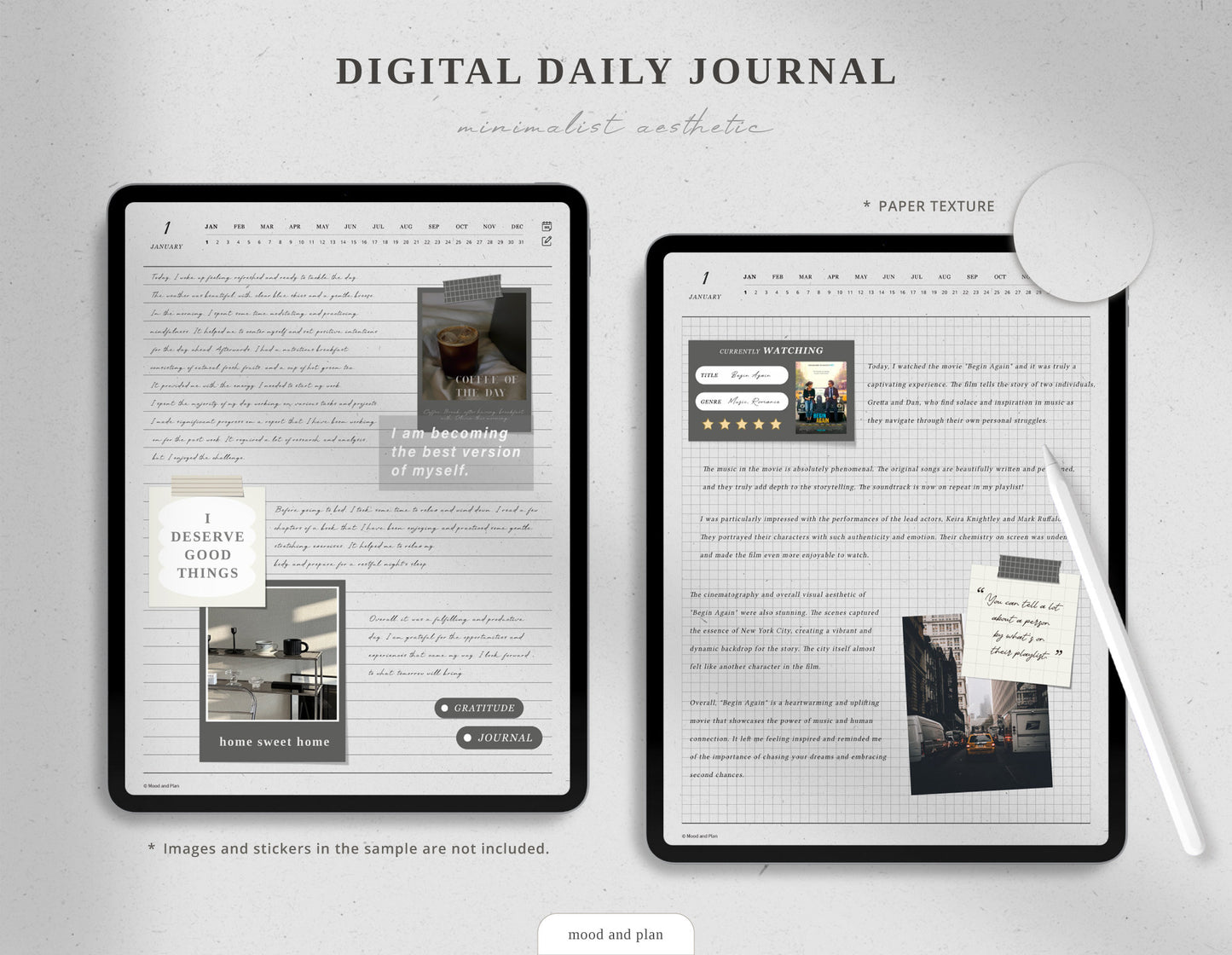 Digital Daily Journal | PAPER GRAY