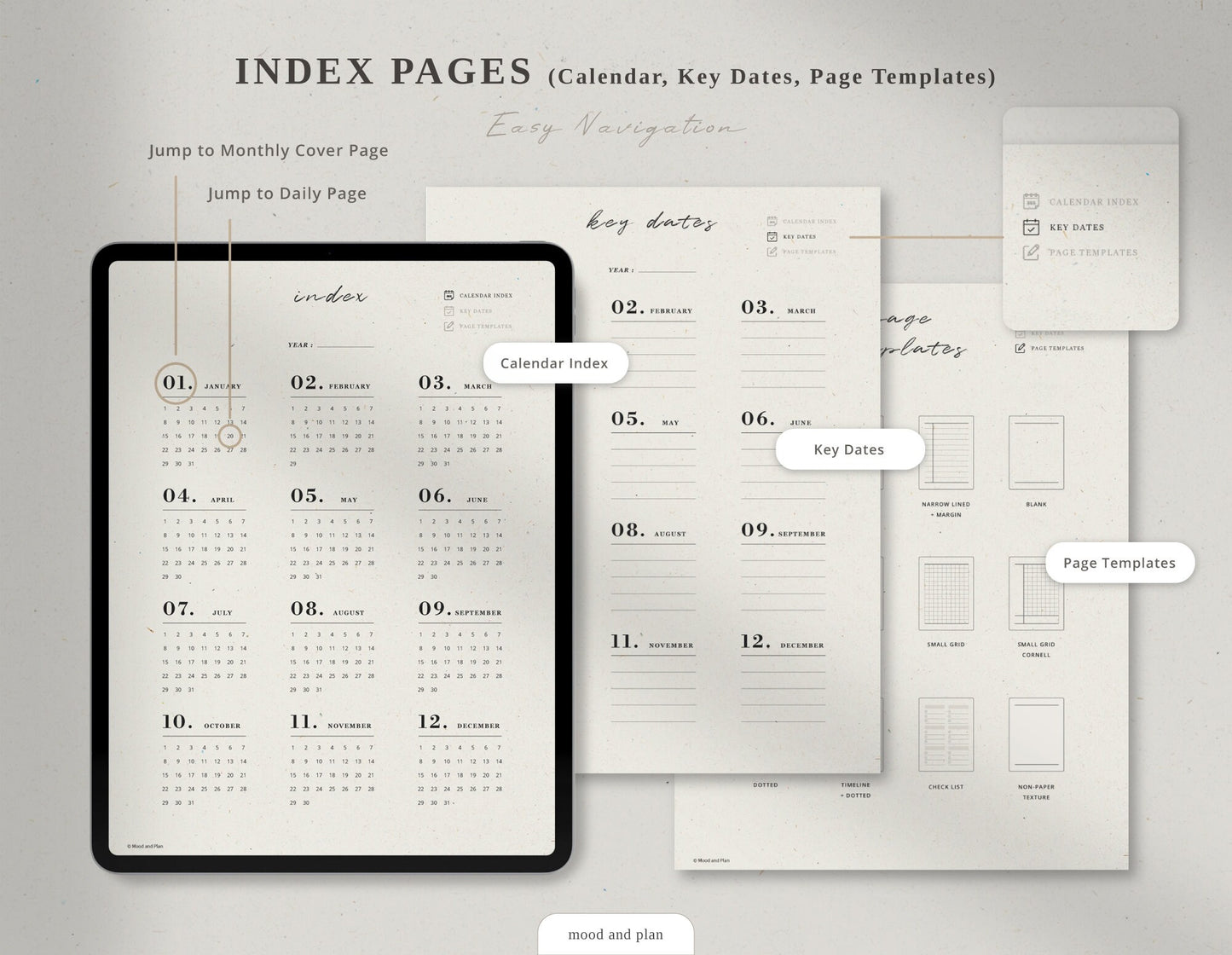 Digital Daily Journal | PAPER BEIGE