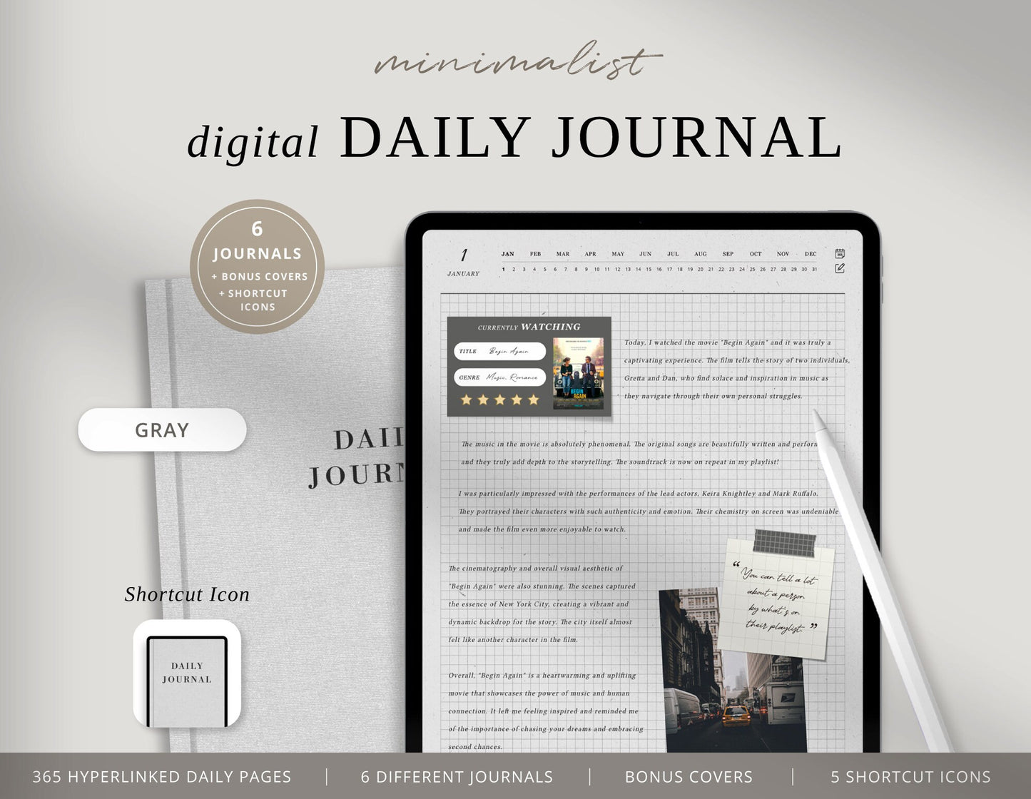 Digital Daily Journal | PAPER GRAY