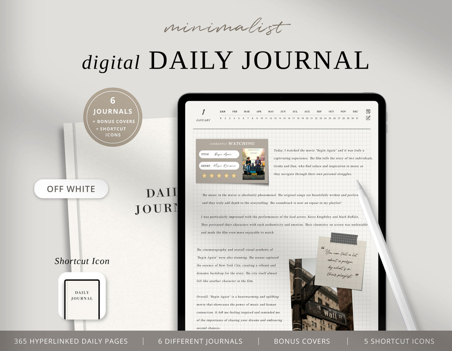 Digital Daily Journal | OFF WHITE