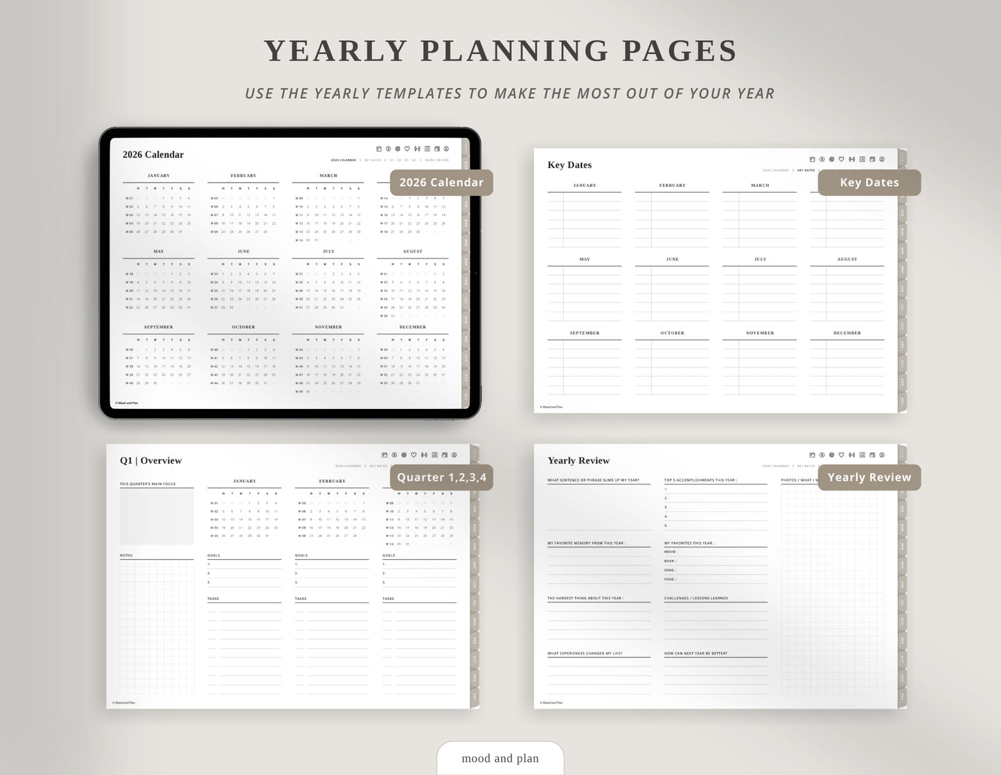 2026 Landscape Digital Planner | Brown