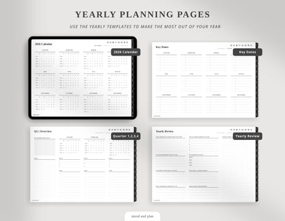 2026 Landscape Digital Planner | Black