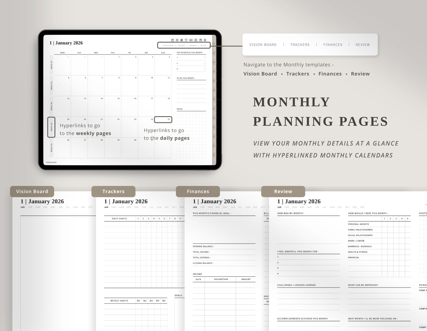 2026 Landscape Digital Planner | Brown