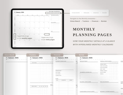 2026 Landscape Digital Planner | Beige