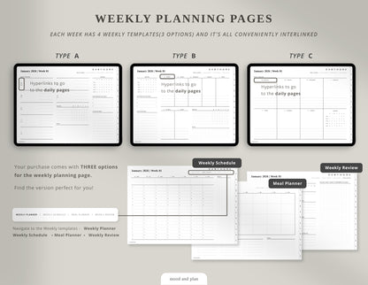 2026 Landscape Digital Planner | White