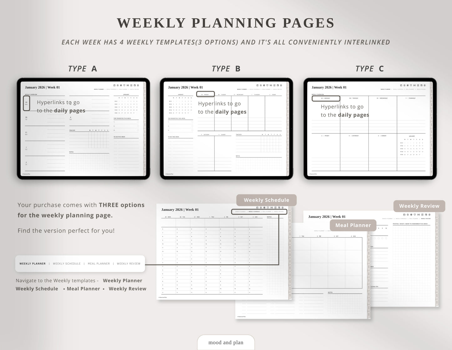 2026 Landscape Digital Planner | Beige