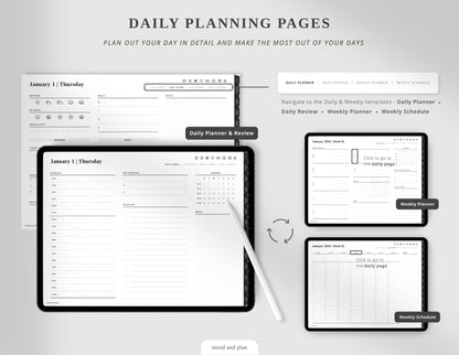 2026 Landscape Digital Planner | Black