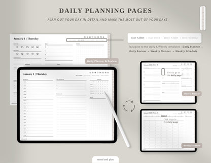 2026 Landscape Digital Planner Bundle | 4 Colors
