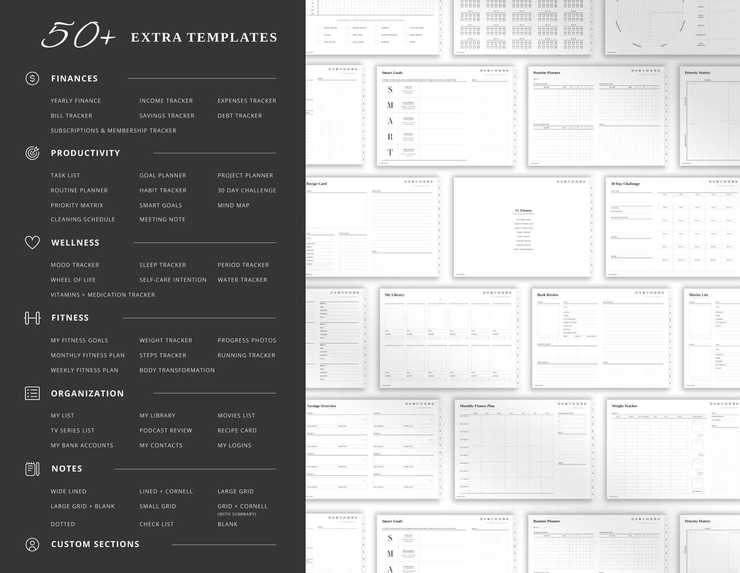 2026 Landscape Digital Planner | White