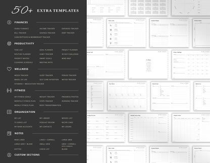 2026 Landscape Digital Planner | White