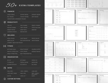 2026 Landscape Digital Planner | Black