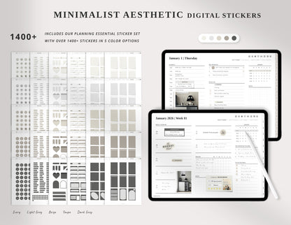 2026 Landscape Digital Planner | Beige