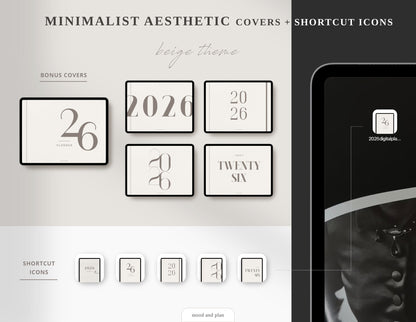 2026 Landscape Digital Planner | Beige
