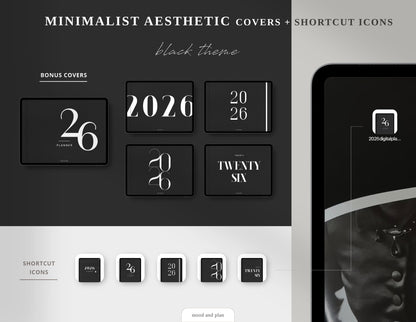 2026 Landscape Digital Planner | Black
