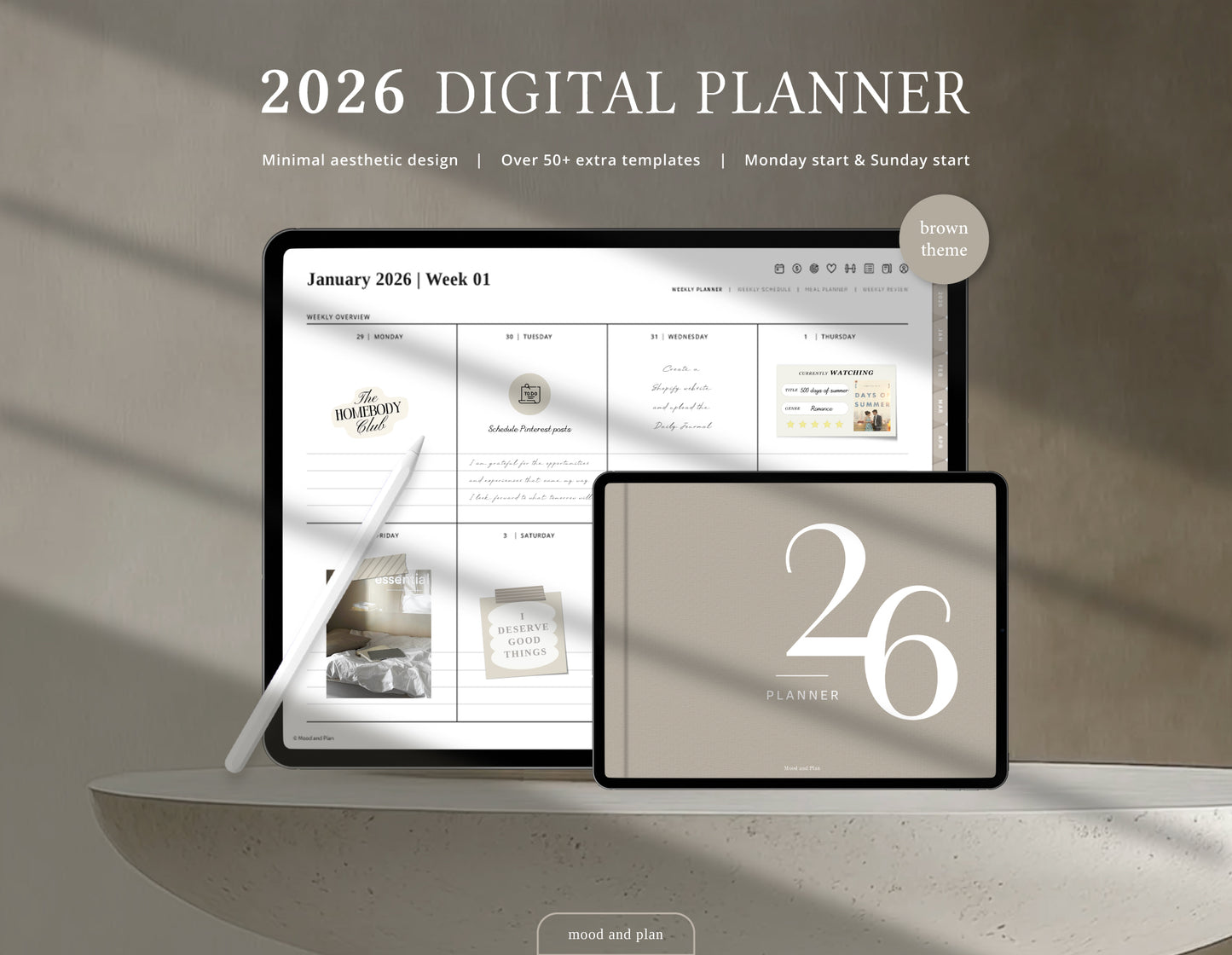 2026 Landscape Digital Planner | Brown